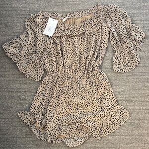 Eesome Black and Cream Women's Shorts